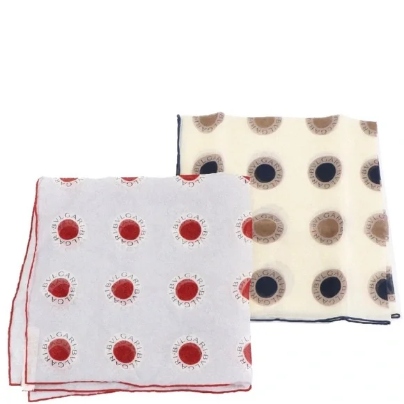 BLVGARY RED AND BLUE Silk Scarf - Picture 6 of 16